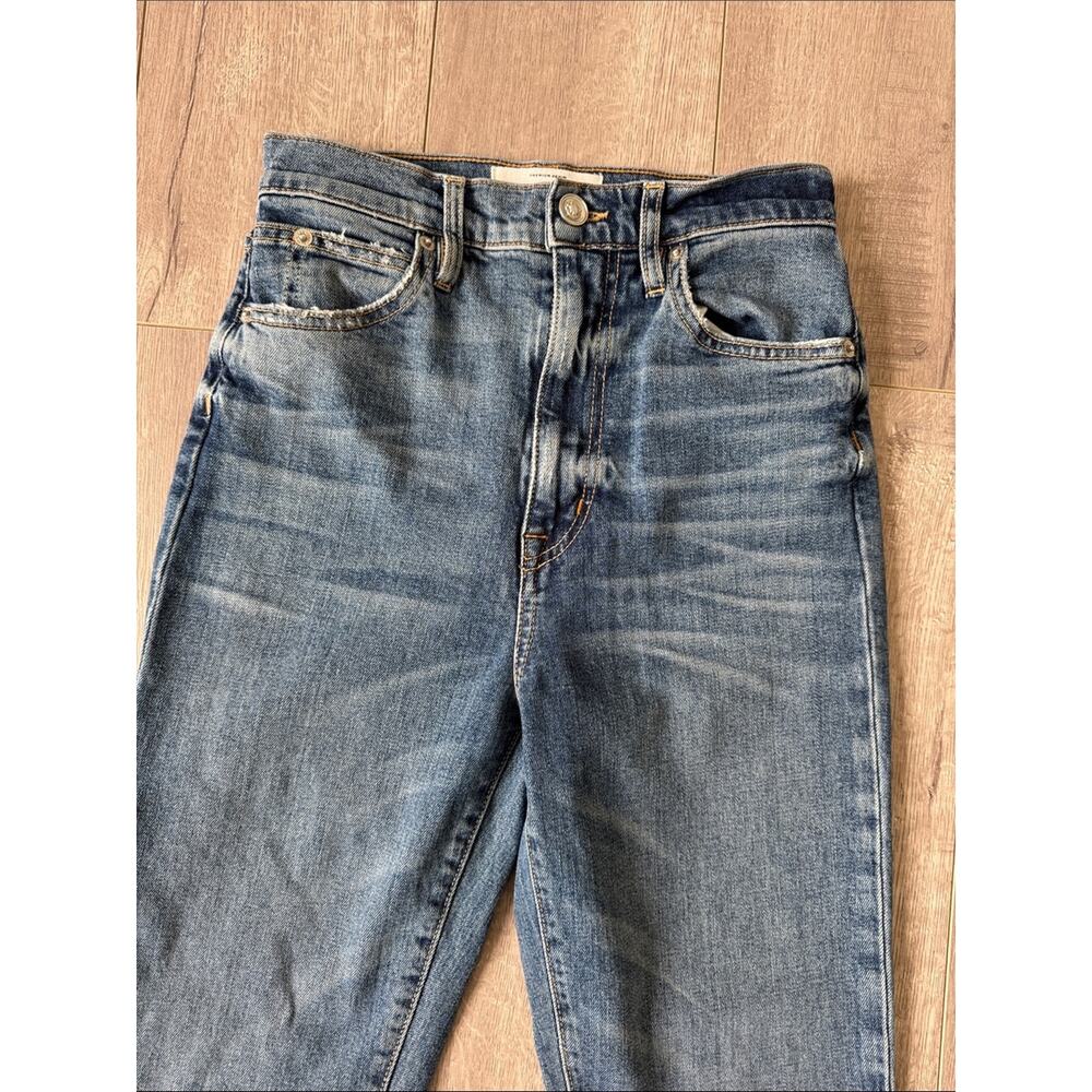 SLVRLAKE Beatnik High Rise Straight Jeans Medium Wash Size 26 Minimalist - Picture 3 of 8